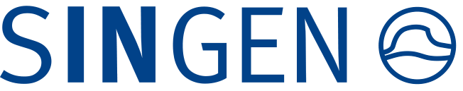 Singen logo blau